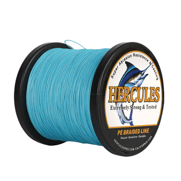 HERCULES 500M 547Yds Blue 10lb-420lb PE Braid Fishing Line 12 Strands HERCULES